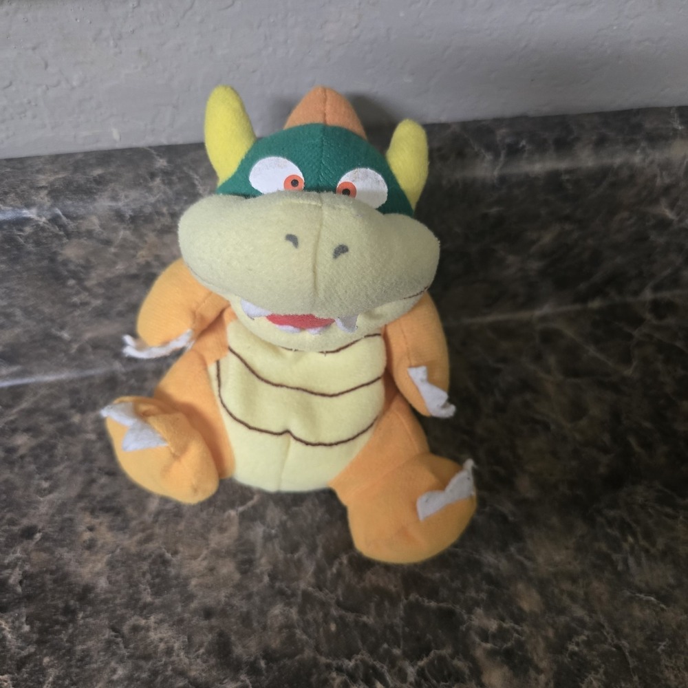 Vintage Nintendo Super Mario 64 Bowser Bean Bag‎ Plush 6" Doll